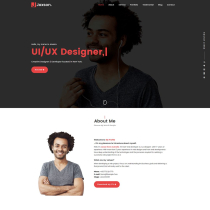 Jaxson - Responsive Bootstrap 4 One Page Portfolio Screenshot 2