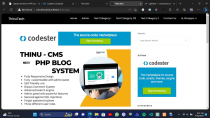 Thinu-CMS - Complete PHP CMS System Screenshot 1