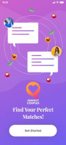 Perfect Couples App - Adobe XD Mobile UI Kit Screenshot 1