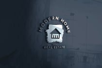 Modern Home Real Estate Logo Screenshot 1