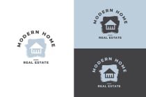 Modern Home Real Estate Logo Screenshot 3