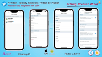 FTwitter - Clone Simply Twitter Flutter App Screenshot 7