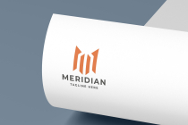 Meridian Letter M Logo Pro Template Screenshot 2