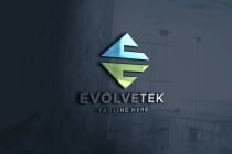 Evolve Letter E Logo Pro Template Screenshot 1