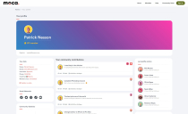 MOCA Community - Forum HTML template Screenshot 4