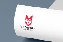 Red Wolf Pro Logo Template Screenshot 1