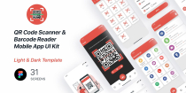 QR Code Scanner UI Kit Figma Screenshot 2