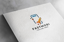 Fast Mobile Logo Pro Template Screenshot 2