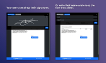 Sign a PDF document with JavaScript and PHP Screenshot 2