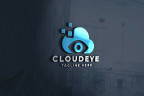 Cloud Eye Logo Pro Template Screenshot 1