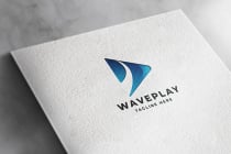 Wave Media Play Logo Pro Template Screenshot 1