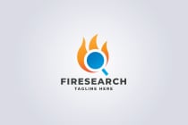 Fire Search Logo Pro Template Screenshot 3