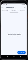 CVGenie - Advanced Native Android CV Generator App Screenshot 8