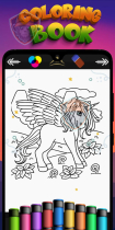 Coloring Book PRO - Template Buildbox Screenshot 3