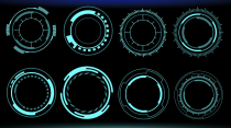 Animated Sci-Fi UI Elements for Unity 3D Vol. 2 Screenshot 2