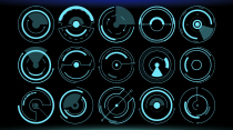 Animated Sci-Fi UI Elements for Unity 3D Vol. 2 Screenshot 3