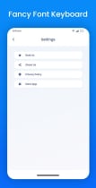 Fancy font keyboards - Android Source Code Screenshot 8