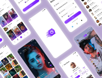 SocialSmart - Social Media Mobile App UI Kit Figma Screenshot 5