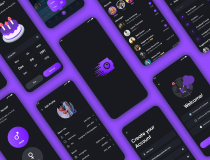 SocialSmart - Social Media Mobile App UI Kit Figma Screenshot 8