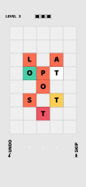 Word Sort Puzzle Game Buildbox Template Screenshot 2