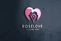 Rose Love Pro Logo Template Screenshot 2