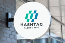 Hashtag Data Pro Logo Template Screenshot 2