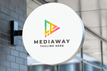 Media Way Pro Logo Template Screenshot 1