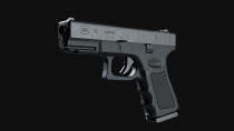 3D gaming Assets Pistol 3D Model Low Poly  Screenshot 1