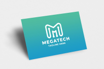 Mega Tech Letter M Pro Logo Template Screenshot 2