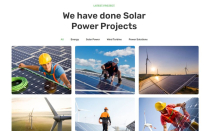 Soltrin -  Renewable Energy Vue Js Template Screenshot 2