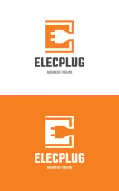 Electric Plug - Letter C Logo Template Screenshot 3