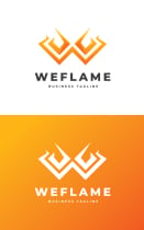 Weflame - Letter W Logo Template Screenshot 3