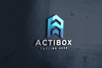 Actibox Letter A Pro Logo Template Screenshot 1