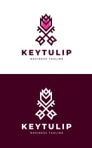 Key Tulip Logo Template Screenshot 3