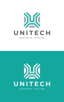 Unitech - Letter U Logo Template Screenshot 3