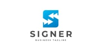 Signer - Letter S Logo Template Screenshot 1