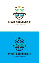 Happy Summer Logo Template Screenshot 3