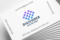 Digital Coder Pro Logo Template Screenshot 2