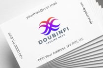 Double Infinity Pro Logo Template Screenshot 2