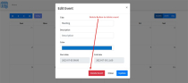 Event Calendar - PHP MYSQL Plugin Screenshot 3