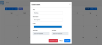 Event Calendar - PHP MYSQL Plugin Screenshot 4