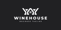 Wine House - Letter W Logo Template Screenshot 2