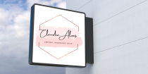 Feminine Pink Brush Logo Templates  Screenshot 3