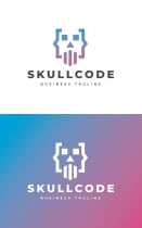 Coding Skull Logo Template Screenshot 3