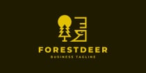 Deer Forest Logo Template Screenshot 2