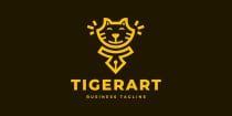 Tiger Art Logo Template Screenshot 2