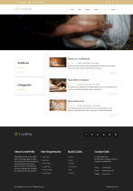 Lutowella - Spa and Wellness WordPress Theme Screenshot 2