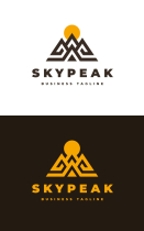 Peak Mountain Logo Template Screenshot 3