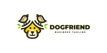 Dog Friends Logo Template Screenshot 2