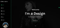 Arcus - Personal Portfolio Bootstrap HTML Template Screenshot 2